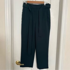 Aritzia Wilfred Tie Front Belted Ankle Trouser Pant